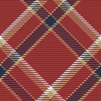 Seamless pattern of scottish tartan plaid. Repeatable background with check fabric texture. Vector backdrop striped textile print.