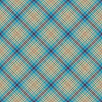 Plaid seamless pattern. Vector background of textile ornament. Flat fabric design.