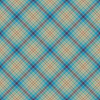 Plaid seamless pattern. Vector background of textile ornament. Flat fabric design.