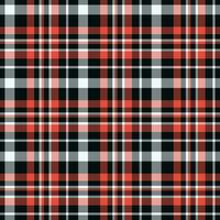 Plaid seamless pattern. Vector background of textile ornament. Flat fabric design.