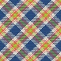 Seamless pattern of scottish tartan plaid. Repeatable background with check fabric texture. Vector backdrop striped textile print.