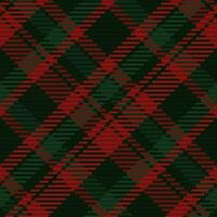 Check plaid seamless fabric texture. Diagonal print. vector