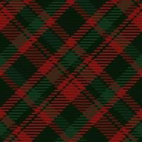 Check plaid seamless fabric texture. Diagonal print. vector