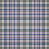 Plaid seamless pattern. Check fabric texture. Vector textile print.