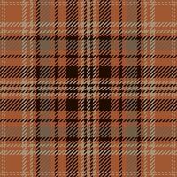 Plaid check pattern. Seamless fabric texture. Tartan textile print. vector