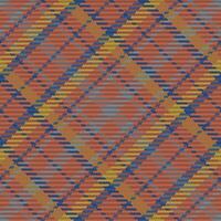 Seamless pattern of scottish tartan plaid. Repeatable background with check fabric texture. Vector backdrop striped textile print.