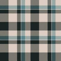 Vector check fabric of tartan textile texture with a plaid background pattern seamless.