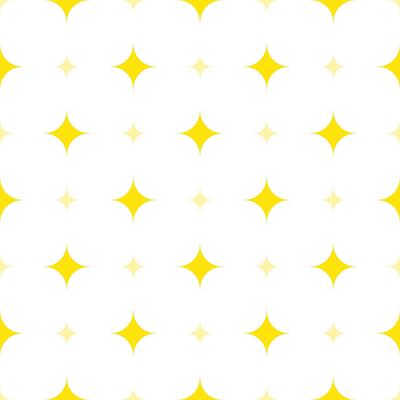 sparkling star seamless pattern background design in vector isolated on white