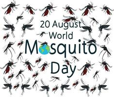 World Mosquito Day vector