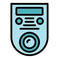 Video intercom access icon vector flat