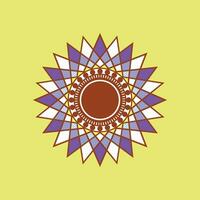 Ornament round set with mandala. Geometric circle element made in vector. Perfect set for any other kind of design vector