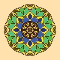 Ornament round set with mandala. Geometric circle element made in vector. Perfect set for any other kind of design vector