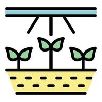 Plant irrigation icon vector flat