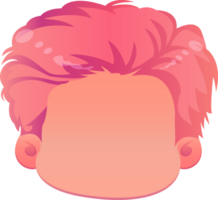 fofa desenho animado face kawaii Garoto png