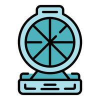 Pancake maker icon vector flat