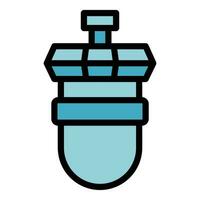 Water osmosis icon vector flat