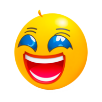 emoji en riant ai génératif png