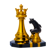 HD transparent échecs ai génératif png