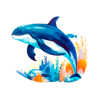 Delfin Tier ai generativ png