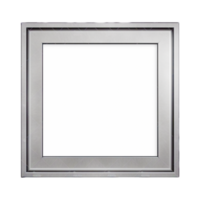 Blank photo frame on the wal AI Generative png