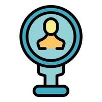 Search people icon vector flat