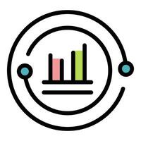 Change data icon vector flat