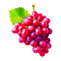 fresh Red Grape Transparent background AI Generative png