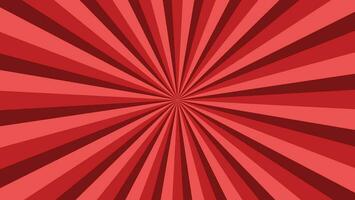 abstract sunburst red pattern background for modern graphic design element. shining ray cartoon with colorful for website banner wallpaper and poster card decoration vector