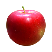 rot Apfel Früchte transparent Hintergrund ai generativ png