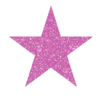 Pink star glitter on transparent backgroud. Design for decorating,background, wallpaper, illustration png