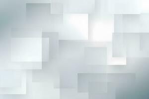 abstract 3D white squares lines modern and elegant modern background, AI generate photo