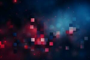 abstract background with bokeh light blue red purple colorful gradient background, AI generate photo