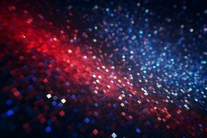 abstract background with bokeh light blue red purple colorful gradient background, AI generate photo