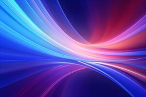 abstract multicolor spectrum background, bright orange blue neon rays and colorful glowing lines, AI generate photo