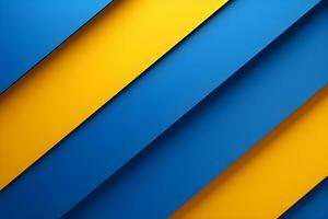 yellow and blue abstract background. Subtle abstract background, pale geometric pattern. AI generate photo