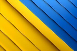 yellow and blue abstract background. Subtle abstract background, pale geometric pattern. AI generate photo