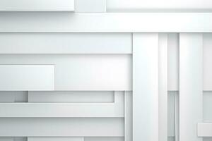 abstract 3D white squares lines modern and elegant modern background, AI generate photo