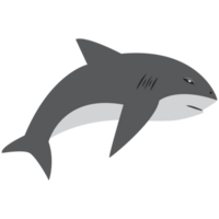 requin dessin animé personnage. png