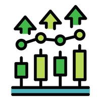 Information data icon vector flat