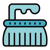Handle brush icon vector flat