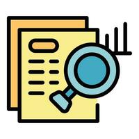 Search magnifier icon vector flat