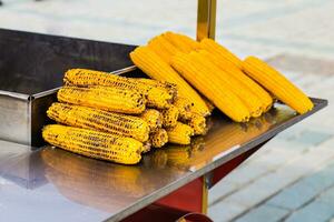 grilled corn in Istanbul photo