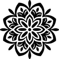 Mandala, Minimalist and Simple Silhouette - Vector illustration