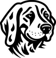 Dalmatian, Black and White Vector illustration