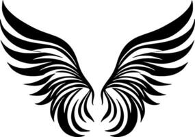 Angel Wings - Minimalist and Flat Logo - Vector illustration