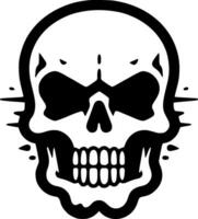 Skull, Minimalist and Simple Silhouette - Vector illustration