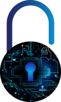 Modern Technology Cybersecurity Icon Crop-out png