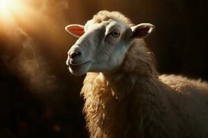 Jesus lamb god love. Generate Ai photo