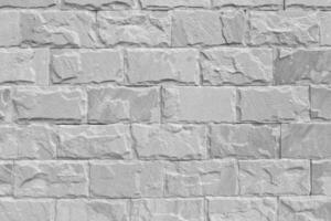 Brick wall old vintage grey background. photo