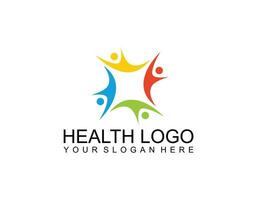 HUMAN HEALTH LOGO DESIGN vector